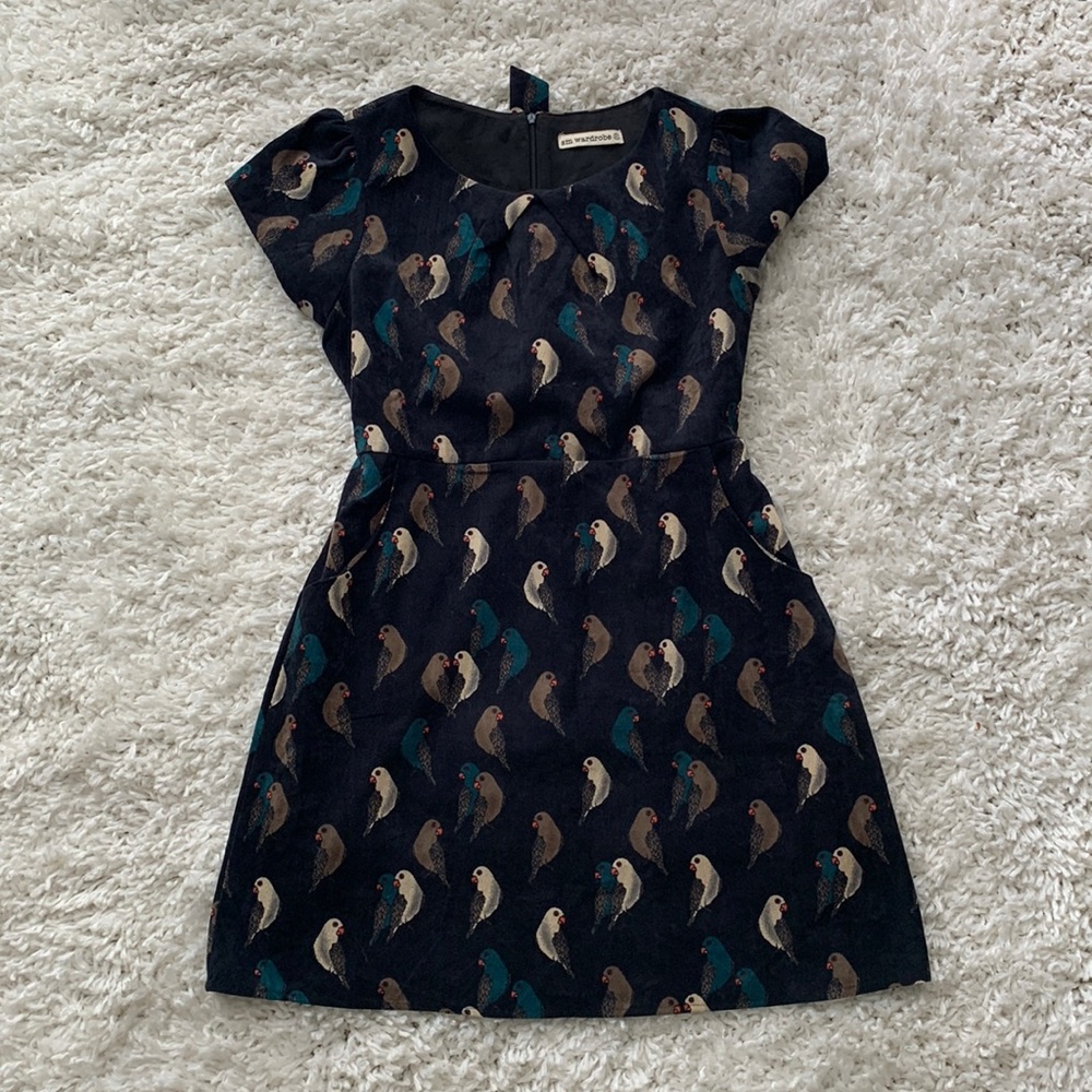 Cute Bird Mini-Dress